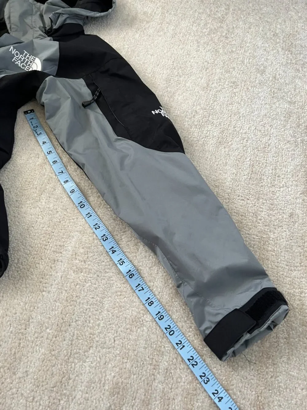 The North Face gray black